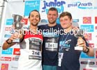 From left to right: 2nd Conrad Franks, winner Marc Fenwick and 3rd Matthew Ickinson in the BUPA Great North 5k. Photo: David T. Hewitson/Sports for All Pics